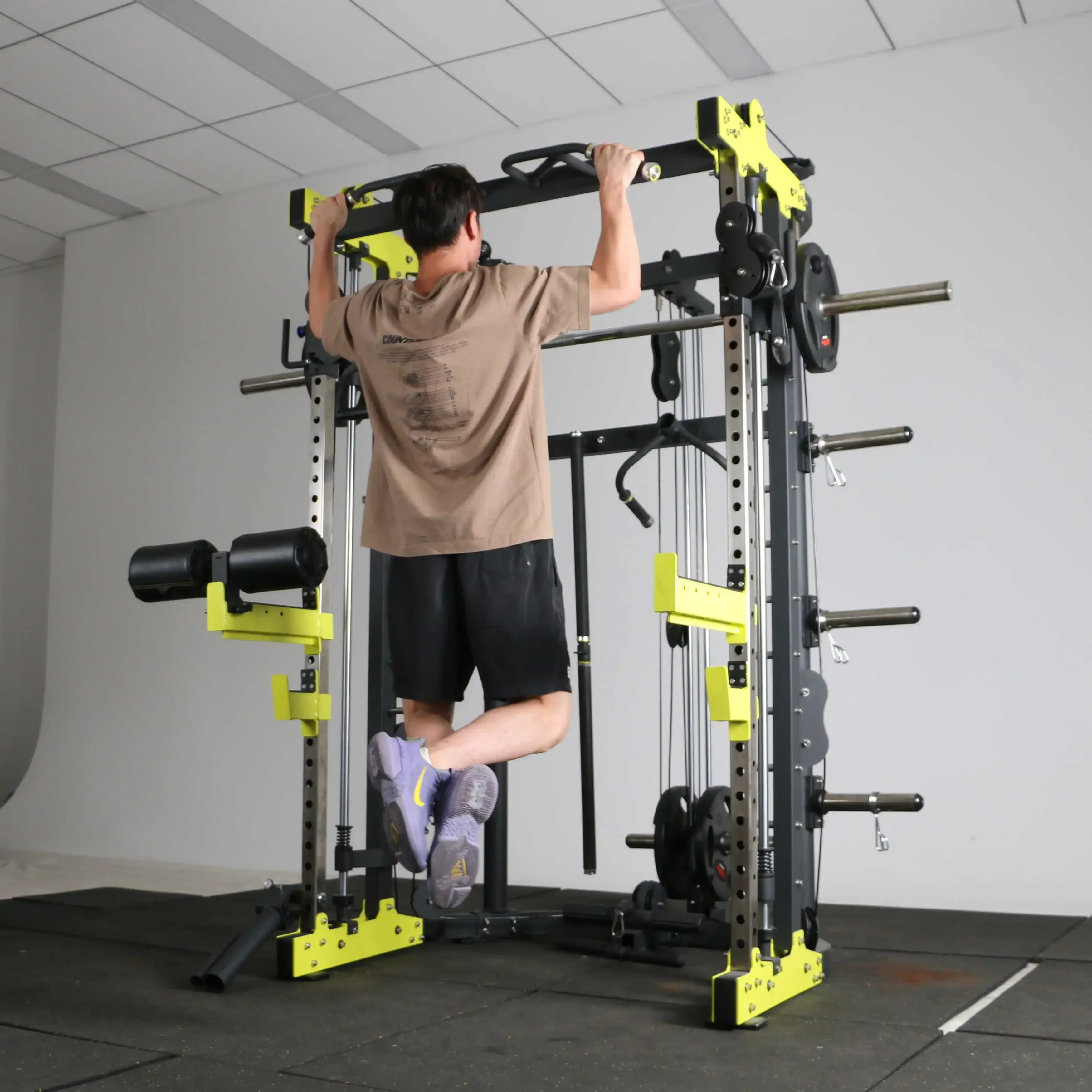 Smith Machine New Gym Strength Equipment Mutli Function Station All in One Workout Fitness Bodybuilding Equipment 3D Workout