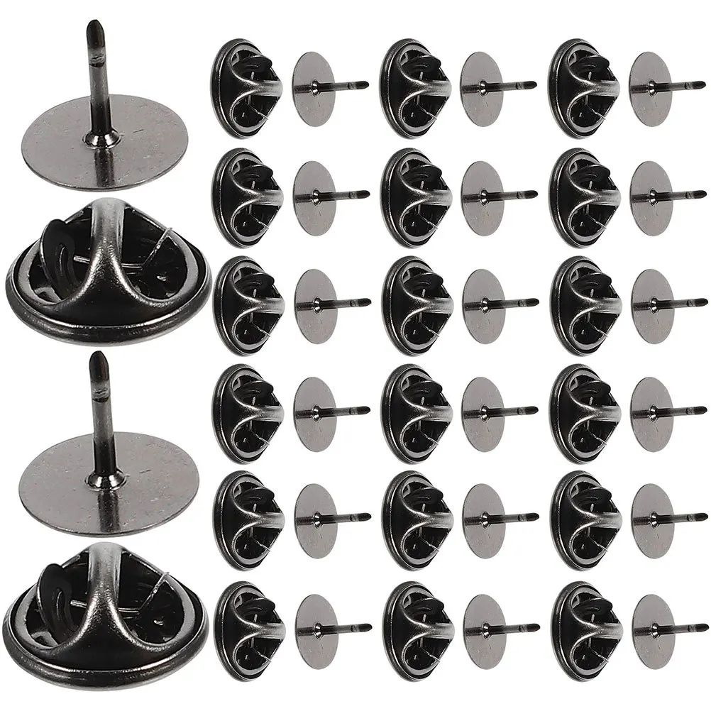 

Locking Pin Backs Secure Durable Replacement Butterfly Clutch Tie Tacks Brooch Hat Badge Craft Making Jewelry Accessories
