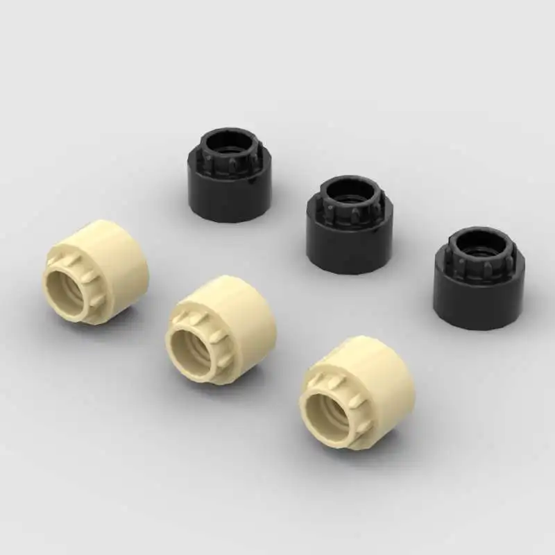 10PCS 35186 Technic Bricks Driving Ring Extension 8 Tooth Part Assembly Building Blocks DIY Toys MOC Model Gift Adult
