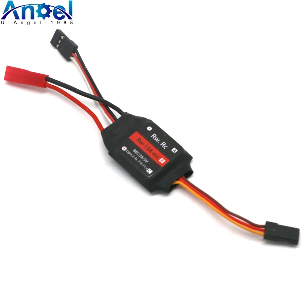 2-3S 5V 2A BEC Brushless 15A ESC For K989 1/24 1/28 1/32 Mini-Z Mini-Q 1410 Car Model Buggy Trucks Spare Parts