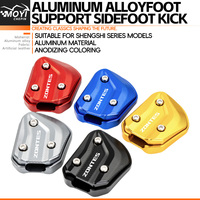 MOYI For Zontes 350E 350D 350m 368D 368m Motorcycle Modified Accessories Side Stand Enlarged Base Side Support Pad Side Kick Aid