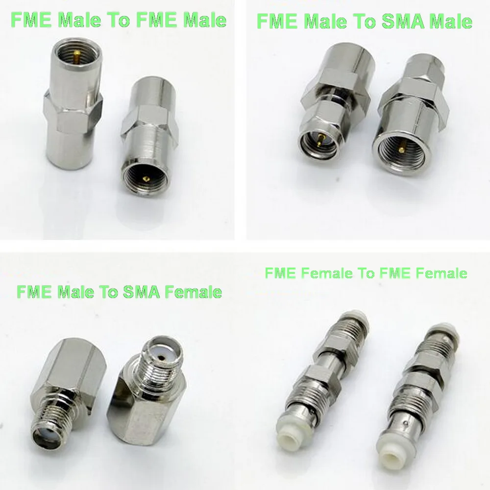 FME To SMA Conversion Connector FME Male Female To SMA Male Female RF Coaxial Adapter