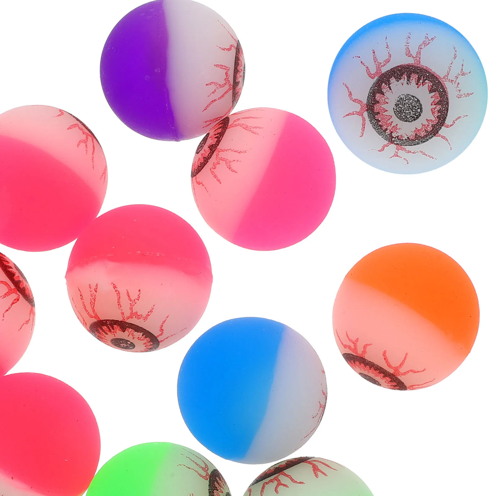 10 قطعة مقلة العين نطاطة عيون بلاستيكية واقعية مخيفة لديكور حفلات الهالوين المزحة منزل مسكون كرنفال الاطفال هدايا الحفلات