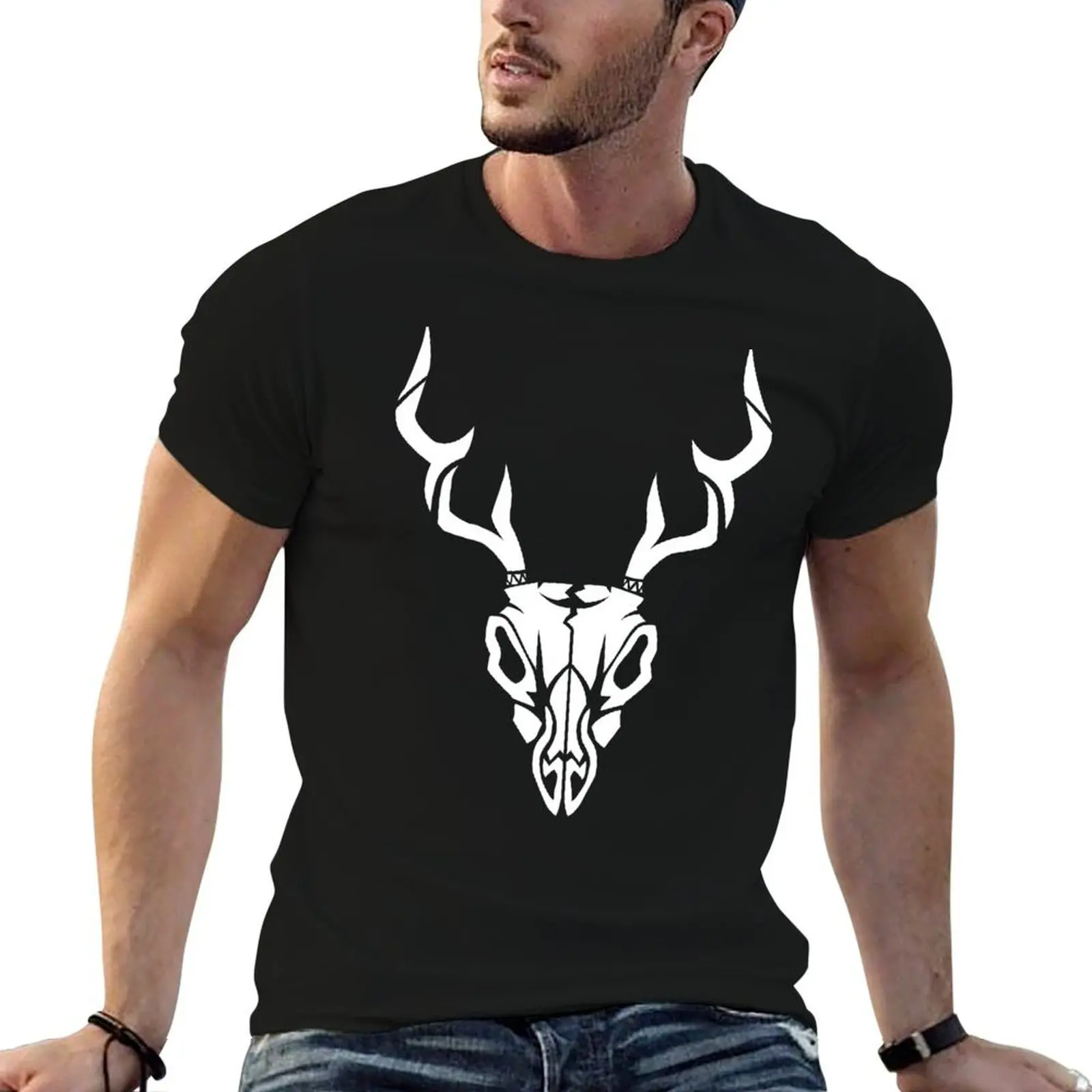 

Neo The World Ends With You – Susukichi Reaper Stag Skull T-Shirt g man t shirts for men t shirt personalised T-Shirt