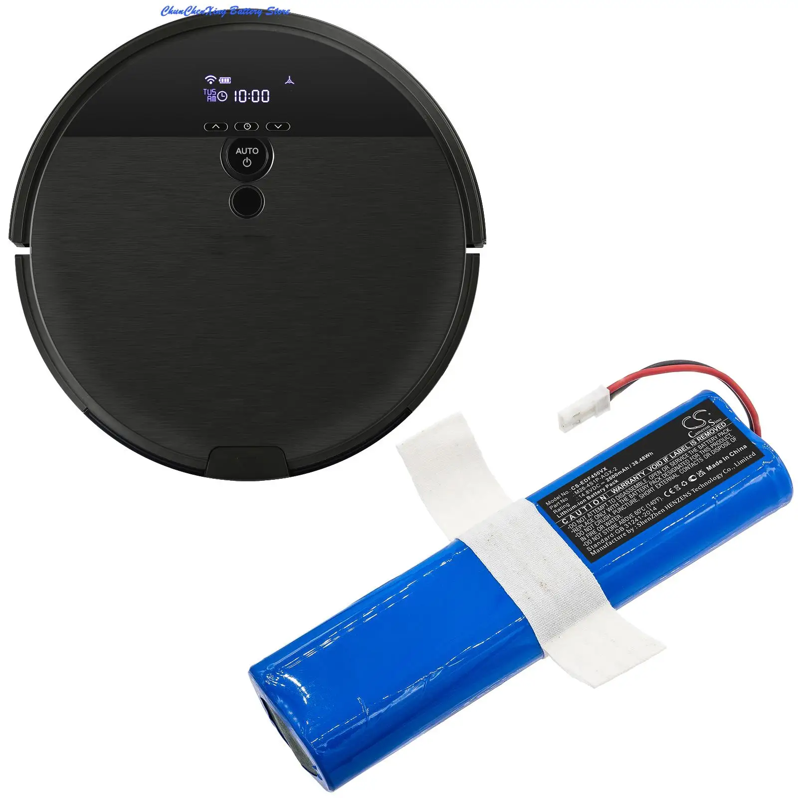 

2600mAh Vacuum Battery M26-4S1P-AGX-2 for Ecova Deebot DF45, Deebot DF45 Sweeping Robot Cleaner