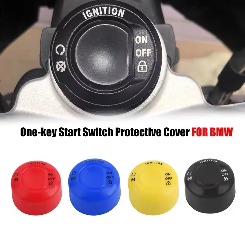 For BMW R1200GS R1250GS ADV R1250RT R1250R RS F750GS F850GS F900 Motorcycle Engine One-key Start Stop Button Cap Protector Cover