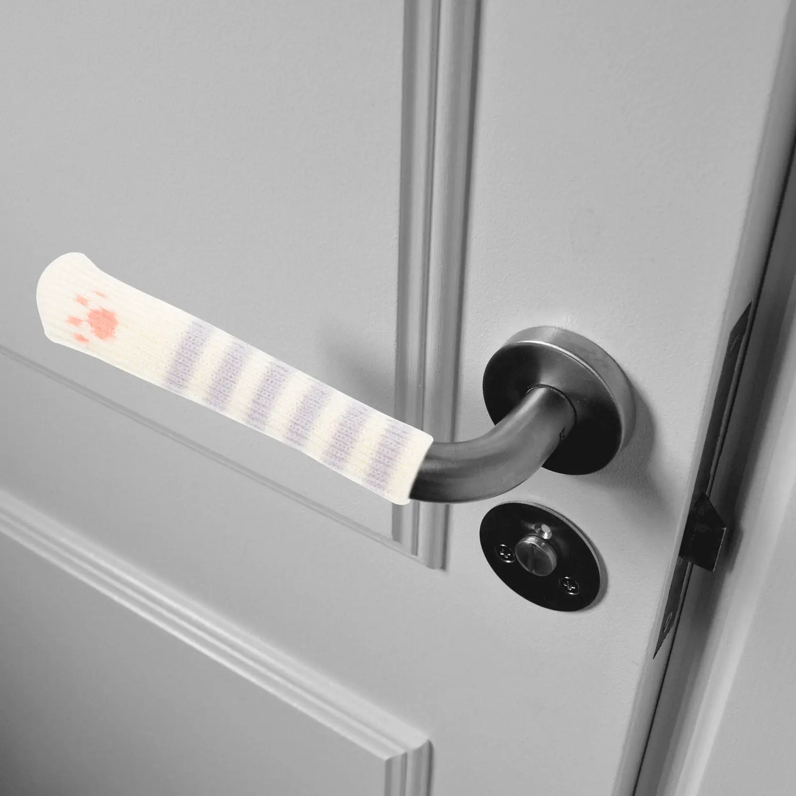 Door Handle Protective Covers 6 Pack Knitted Soft Anti Collision Knob Sleeves Non Slip Furniture Guards
