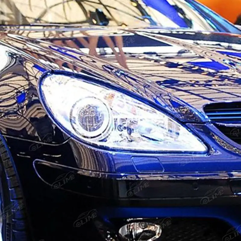 عاكس الضوء الأمامي للسيارة مناسب لسيارة Mercedes-Benz SLK W171 280 SLK300 SLK350 2004-2010 عدسة المصباح الأمامي غطاء المصباح