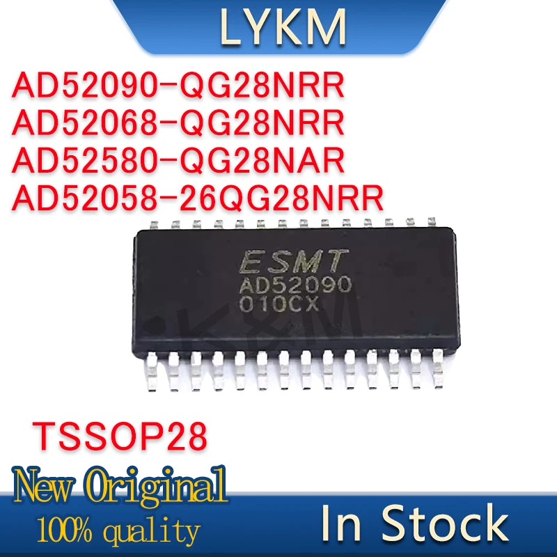 5/PCS New Original AD52090-QG28NRR AD52068-QG28NRR AD52058-26QG28NRR AD52580-QG28NAR TSSOP28 Audio amplifier chip chip In Stock