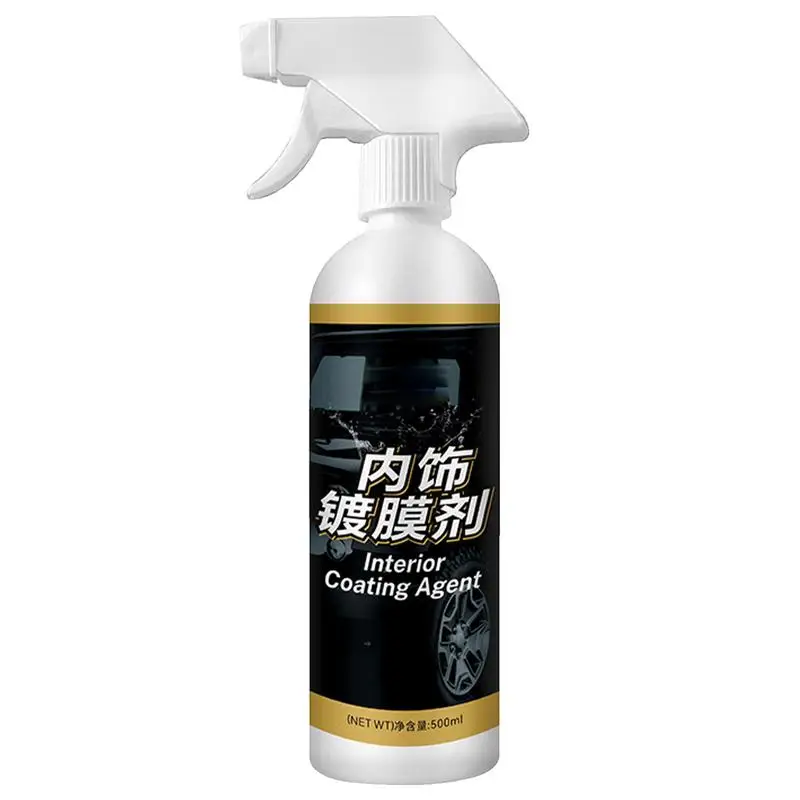 

Car Trim Restorer 500ml Car Restoring Spray Trim Shine Protectant Interior & Coating Solution Refreshing Auto Detailing Supplies