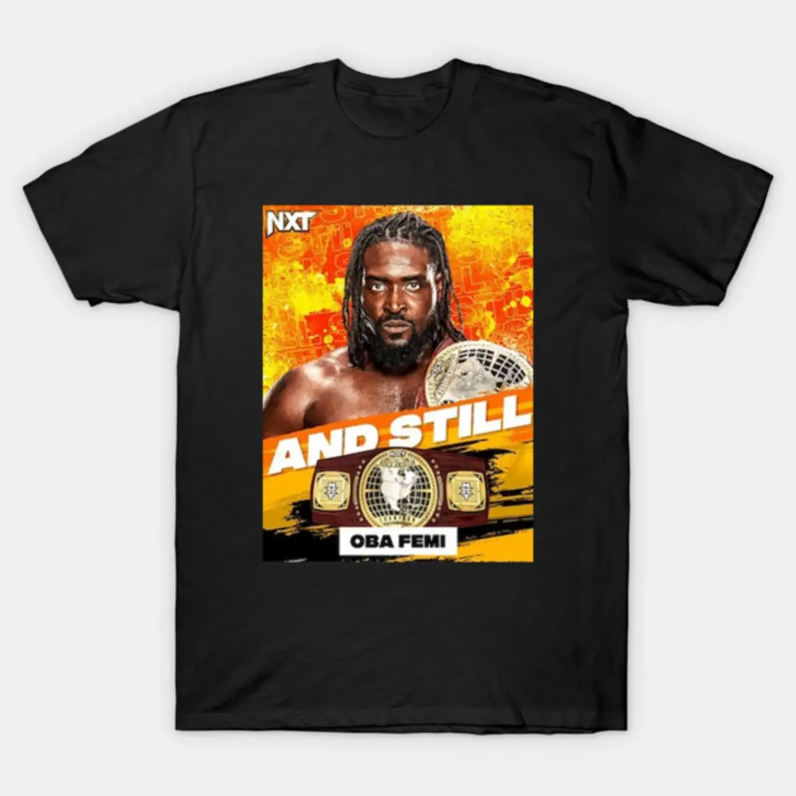 Oba Femi T-Shirt im Vintage-Look mit Grafikdruck, bequeme Streetwear, vielseitige Mode, dehnbares, weiches Oberteil für den Alltag, leicht.