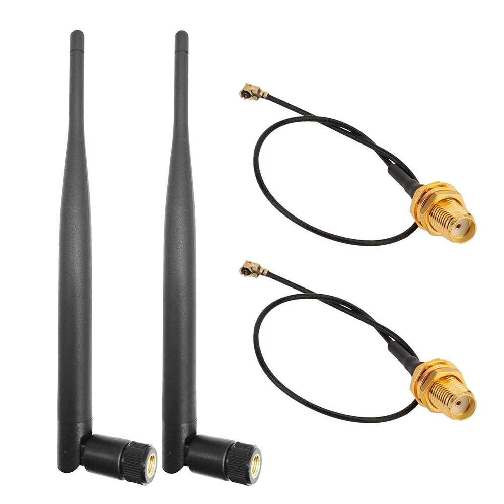 For SMA Male Compatible Two Piece Set of Indoor For LoRa Antennas Operating on Frequency of 915MHz With Cables
