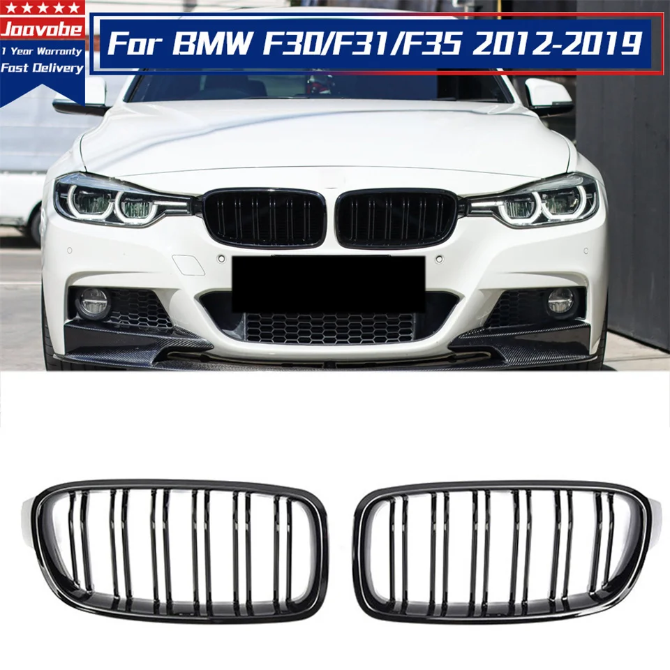 High Quality ABS Car Styling Front Kidney Grille Dual Slat Grille For BMW F30 F31 F35 2012-2018 320i 325i 328i Auto Accessories