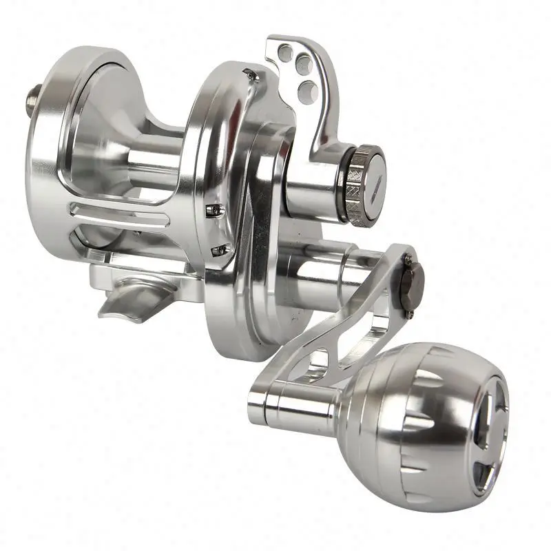 Full Metal Aluminum Sea Fishing Big Game Overhead Reel Max 30kg Drag Power Slow Pitch Jigging Fishing Reel