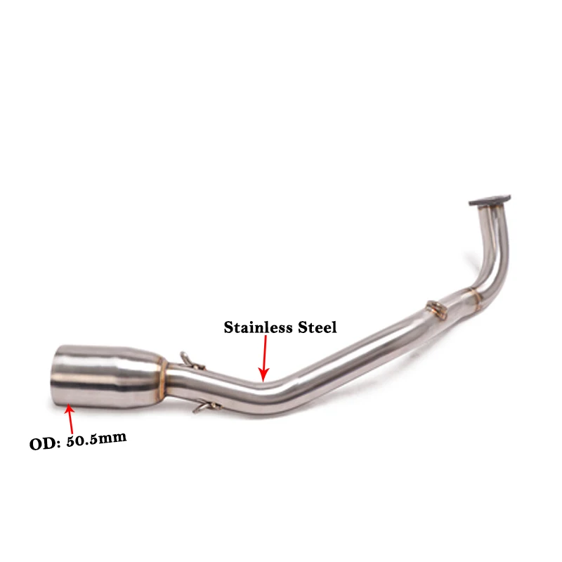 NMAX155 Motorcycle Exhaust Pipe Scooter Front Stainless Steel Slip On For YAMAHA NMAX 155 N MAX 155 2015-2019 2021-2022