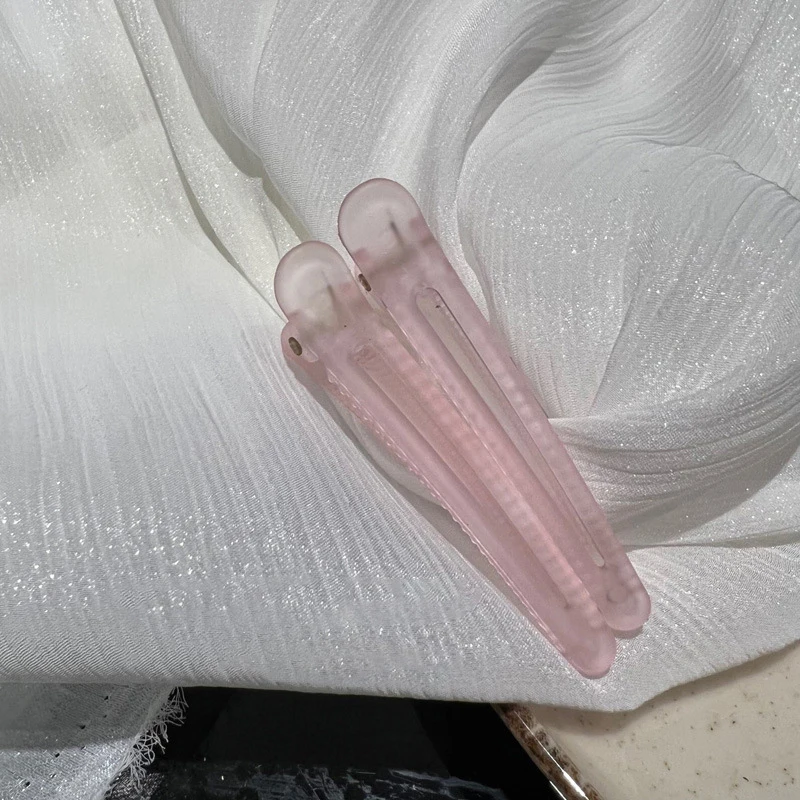 【DJyoe】2 قطعة مشبك منقار البط البلوري دبابيس الشعر الملونة فيكس مشبك الانفجارات دبابيس الشعر المشابك أغطية الرأس اكسسوارات