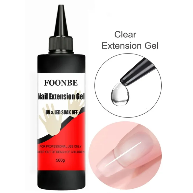 580g Base Coat Tempered Top Coat UV Gel Reinforcement Nail Gel Polish Manicure Tool Nail Extension Gel Matte Top Coat Primer