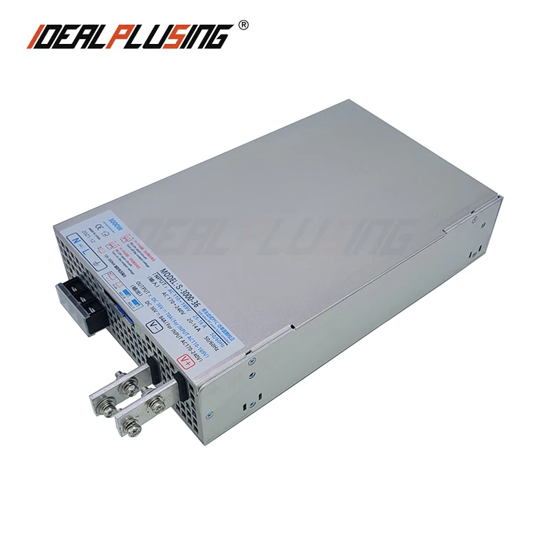 IPS-PFC3000-24 Single Output SMPS 0-300V DC 3000W Switching Power Supply PFC Function 110/220V Input 90.5%