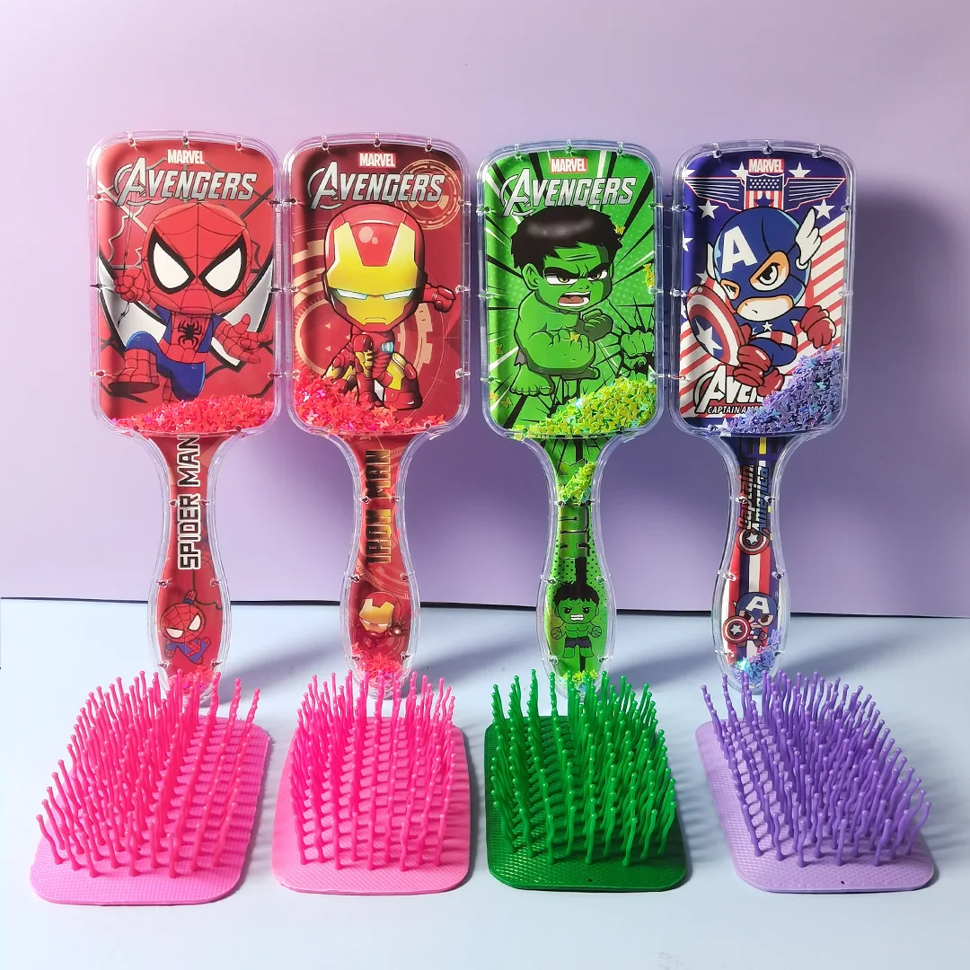 

New model spiderman Air Cushion Comb My Melody Cute Portable Massage Comb Cartoon Animation Girls Cute Comb Student
