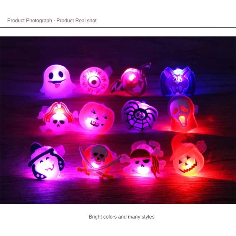 LED 플래시 손가락 조명 장난감 선물 다채로운 조명, 독특한 베스트 셀러, LED 야간 조명 팔찌, 파티 장식, 축제 필수품