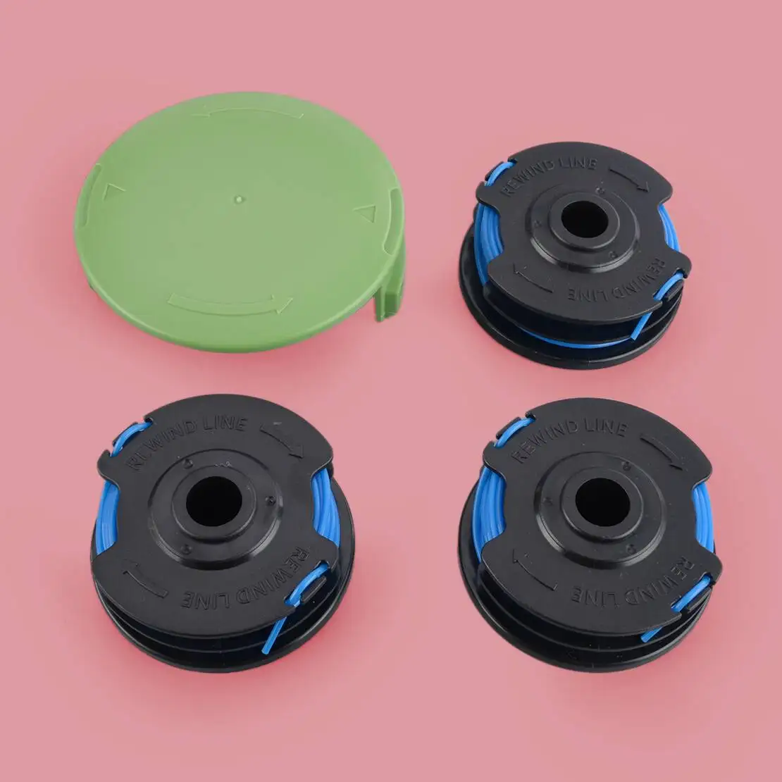 4Pcs String Trimmer Spool Line Bobbin Cap Cover Kit Fit For Greenworks 21212 21272 3410468 29082 29242