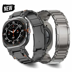 Titanium Band for Samsung Galaxy Watch 8 44mm 40mm 8 Classic 46mm Luxury Strap Correa for GALAXY ULTRA 2025 2024 Mens Bracelet