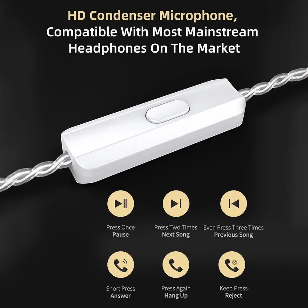 KZ ZSN PRO X HIFI Bass سماعات أذن 1BA + 1DD مراقبة التكنولوجيا الهجينة سماعة إلغاء الضوضاء 3.5 مللي متر جاك لموسيقى الألعاب الرياضية #5