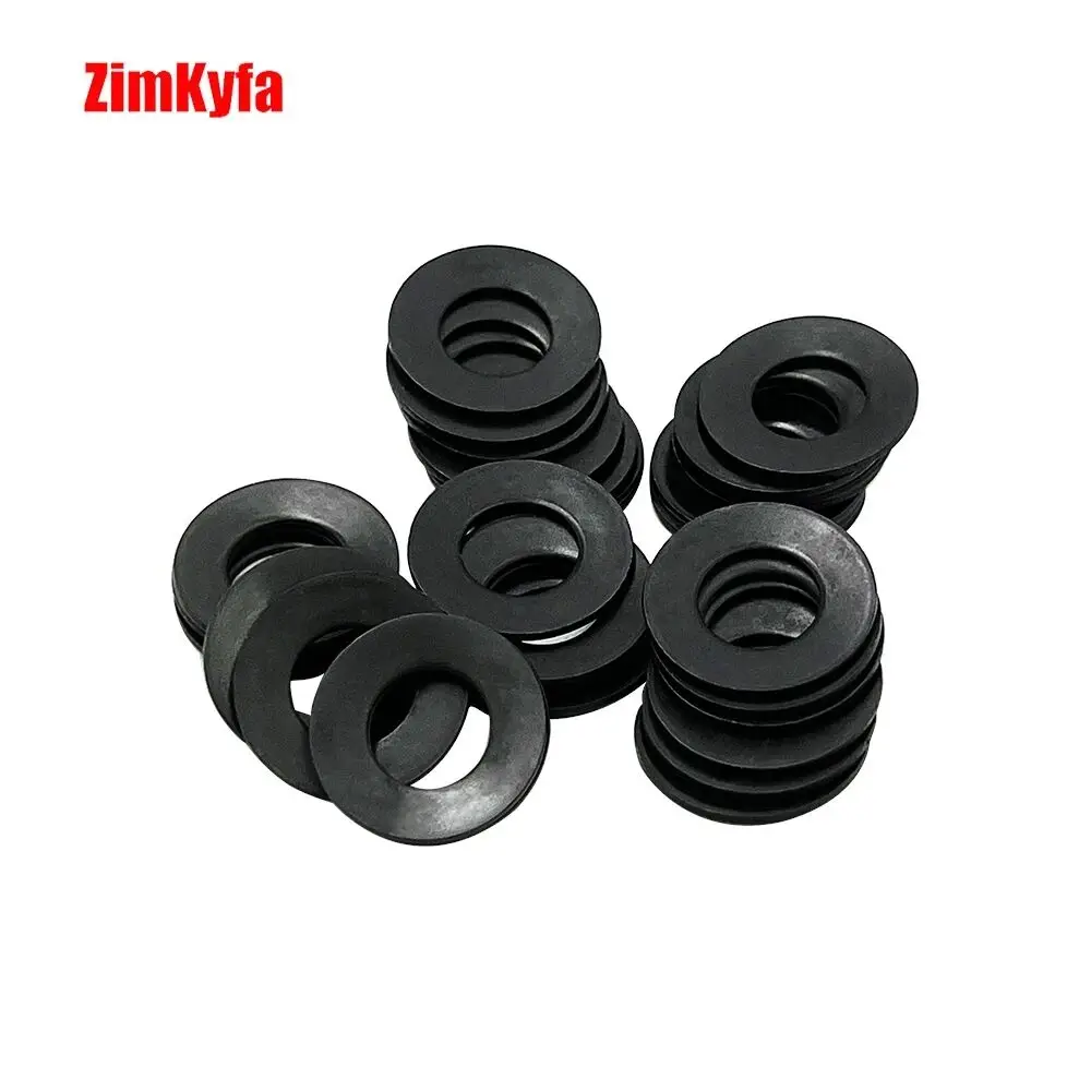 

Belleville Disk Flat Spring Shim Spacer Washers OD16mm X ID 8.2mm,Thickness 0.9mm,0.1/0.2/0.3mm Black Silver 12PCS