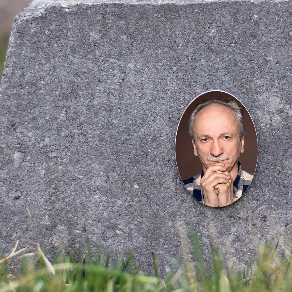 2D Flat Not 3D 1pc Custom Photo Memorial Headstone Tile Perfect for Mother’s Day, Father’s Day & Easter Gifts Easter gift