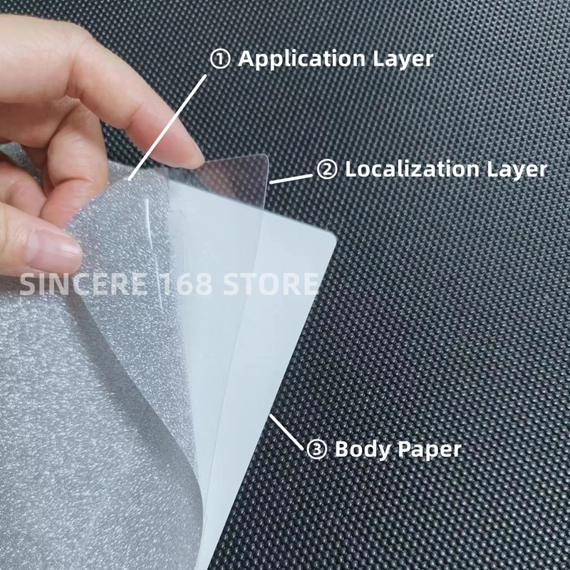 10-50pcs Mixed Glitter Matte Back Film For iPhone Screen Protector Universal Film Decorative Back Stickers For Film Cutter