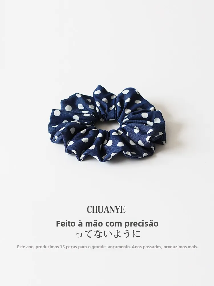 elasticos-de-cabelo-plissados-com-bolinhas-azuis-estilo-coreano-acessorios-de-cabelo-femininos-para-coques-e-penteados-diari