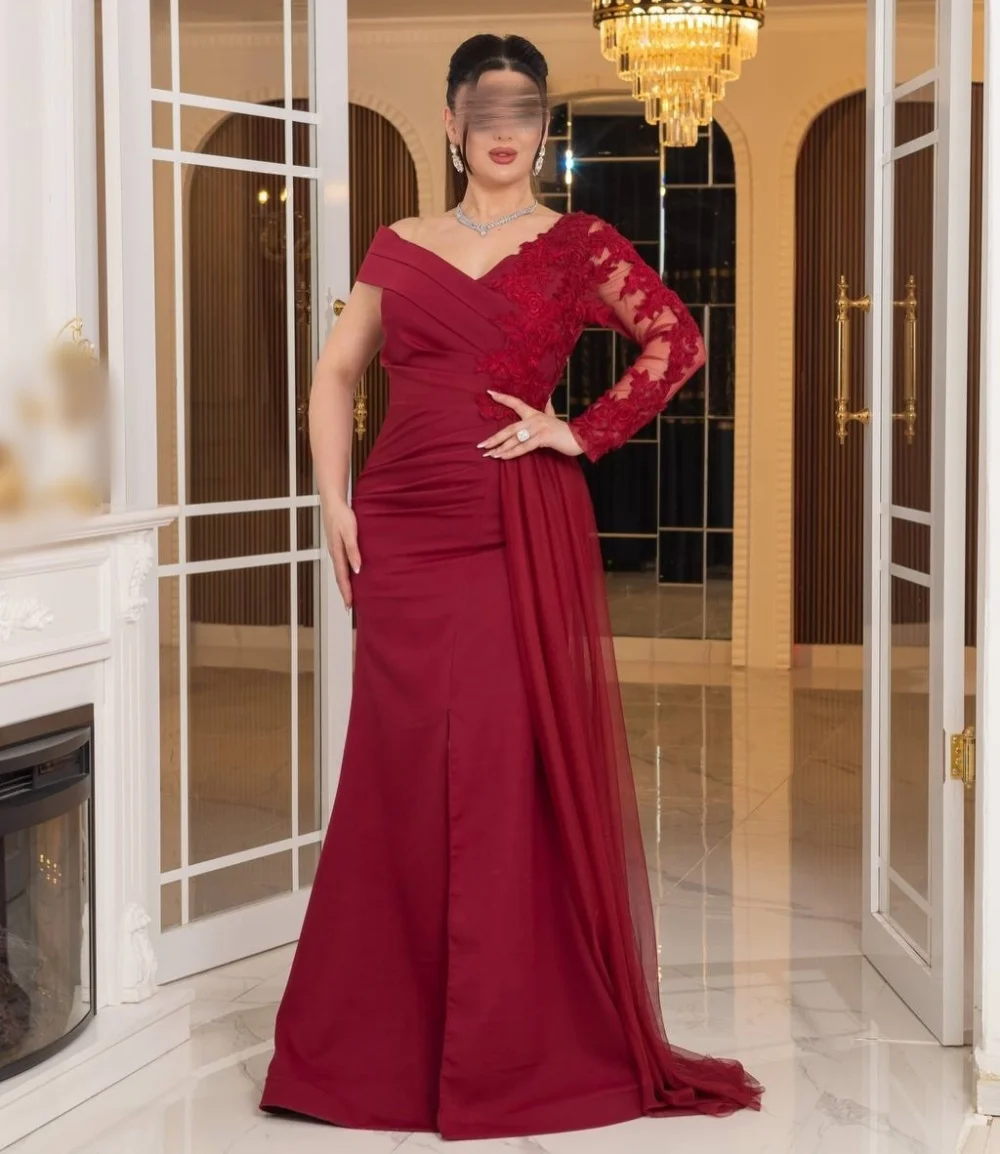 

Индивидуальное вечернее платье Grace с одним плечом, классическое, с кружевными аппликациями, фасон «труба», длинное, на заказ, для особых случаев, элегантное, для свадьбы и вечеринки