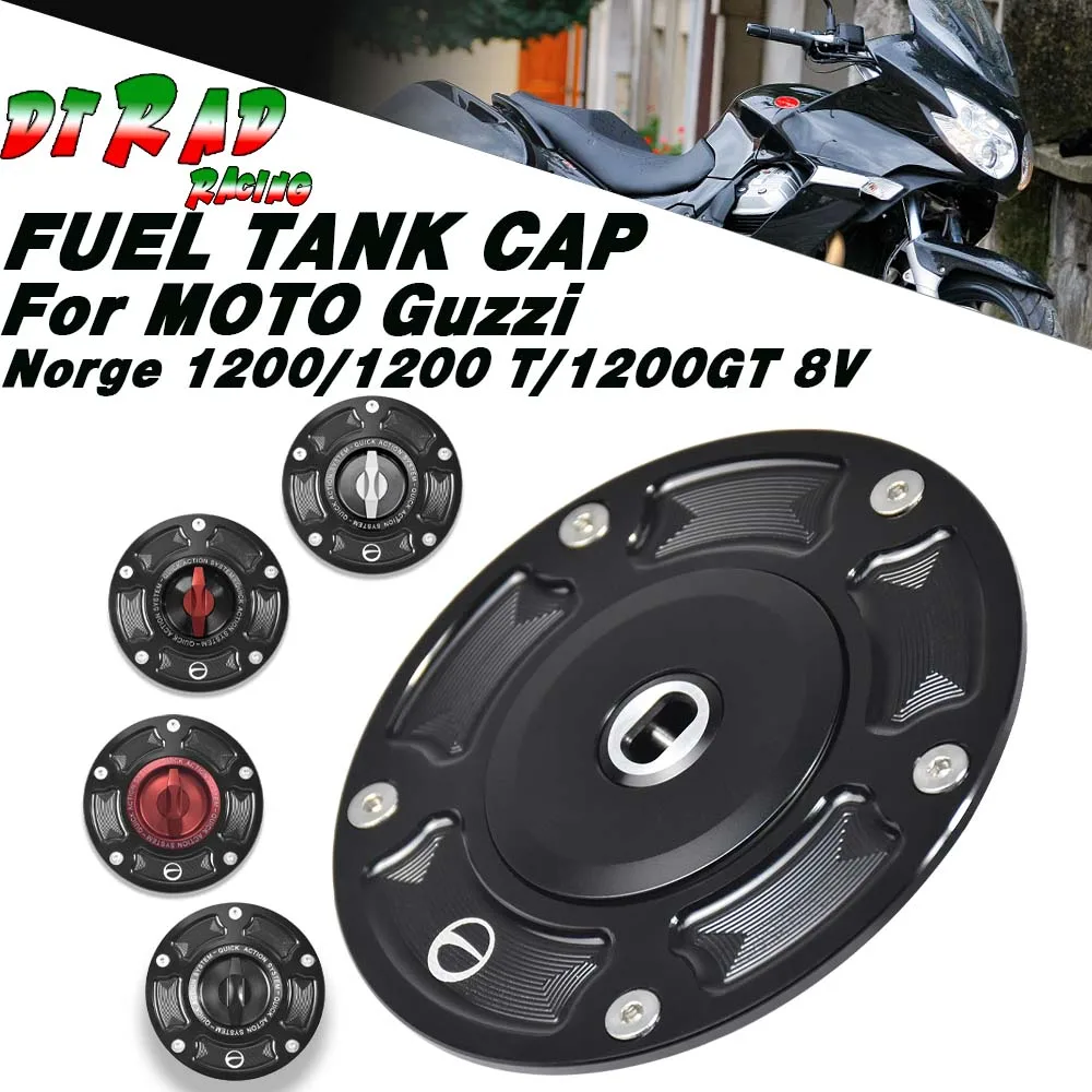 

For MOTO Guzzi Griso 1200/1200 8V/1200 SE 8V Quick Action CNC Billet Fuel Tank Cap Oil Plug Airbox Cover Motorcycle Accessories