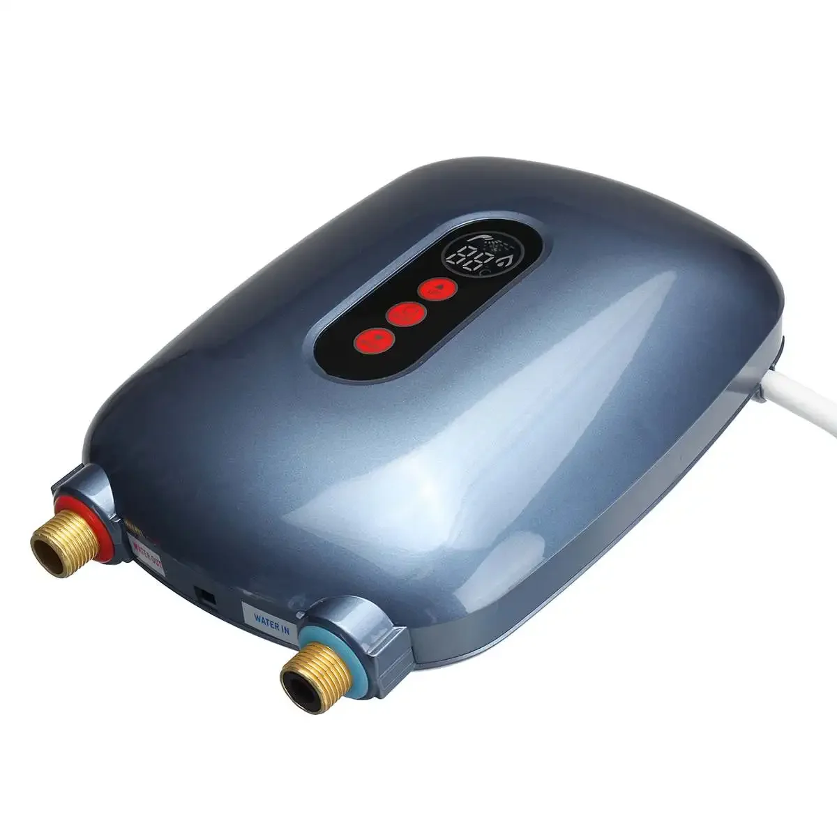 터치 온도 제어 전기 온수 히터, 가정용 인스턴트 온수 난방 기계, 탱크리스 욕실 304 라이너, 220V