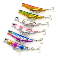 Sea Fishing 10-60g Long Distance Casting Fishing Bait Metal Shore Jig Slow Light Pitch Jigging Luminious Fishing Lure Bait Pesca