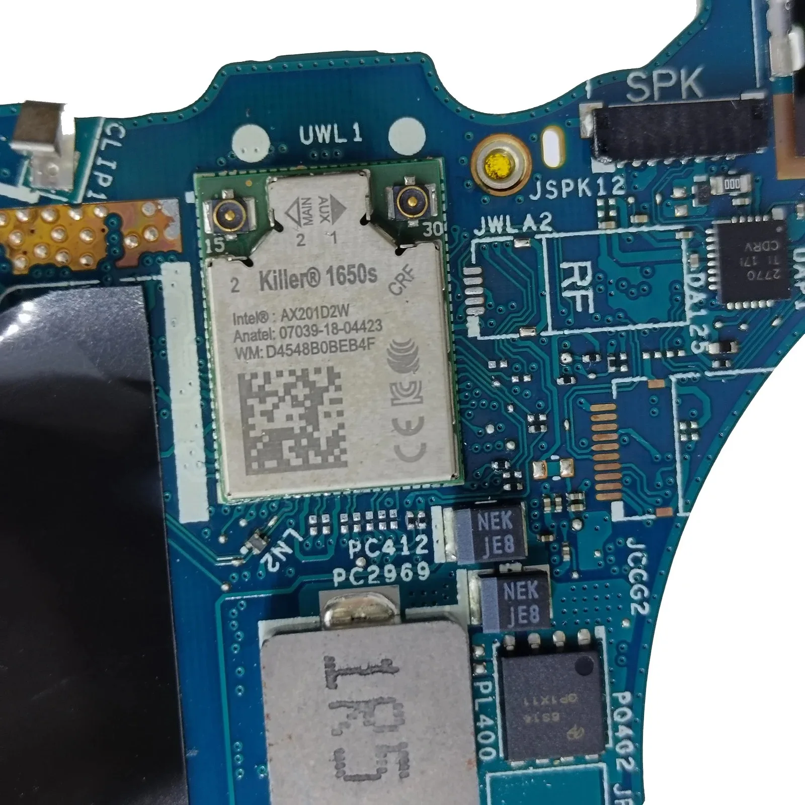 Original Laptop Motherboard For Dell XPS 15 9510 Precision 15 5560 With i5/i7/i9-11th Gen CPU  RTX3050Ti/T1200 GPU LA-K411P