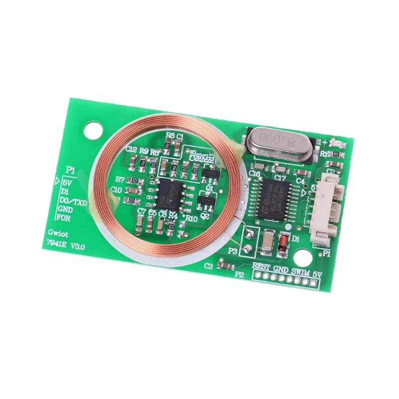 EM4100 8CM RFID Reader Wireless Module UART 3Pin 125KHz for DC 5V Reading