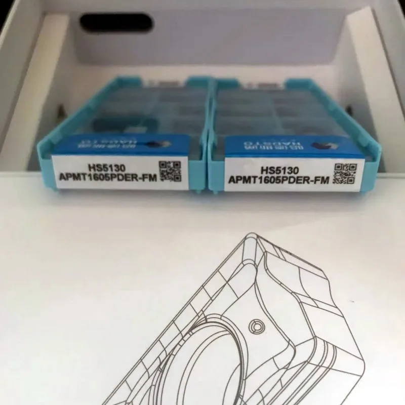 APMT1135PDER-FM HS5130 / APMT1604PDER-FM HS5130 /APMT1605PDER-FM HS5130 CNC milling blade Carbide inserts 10Pcs