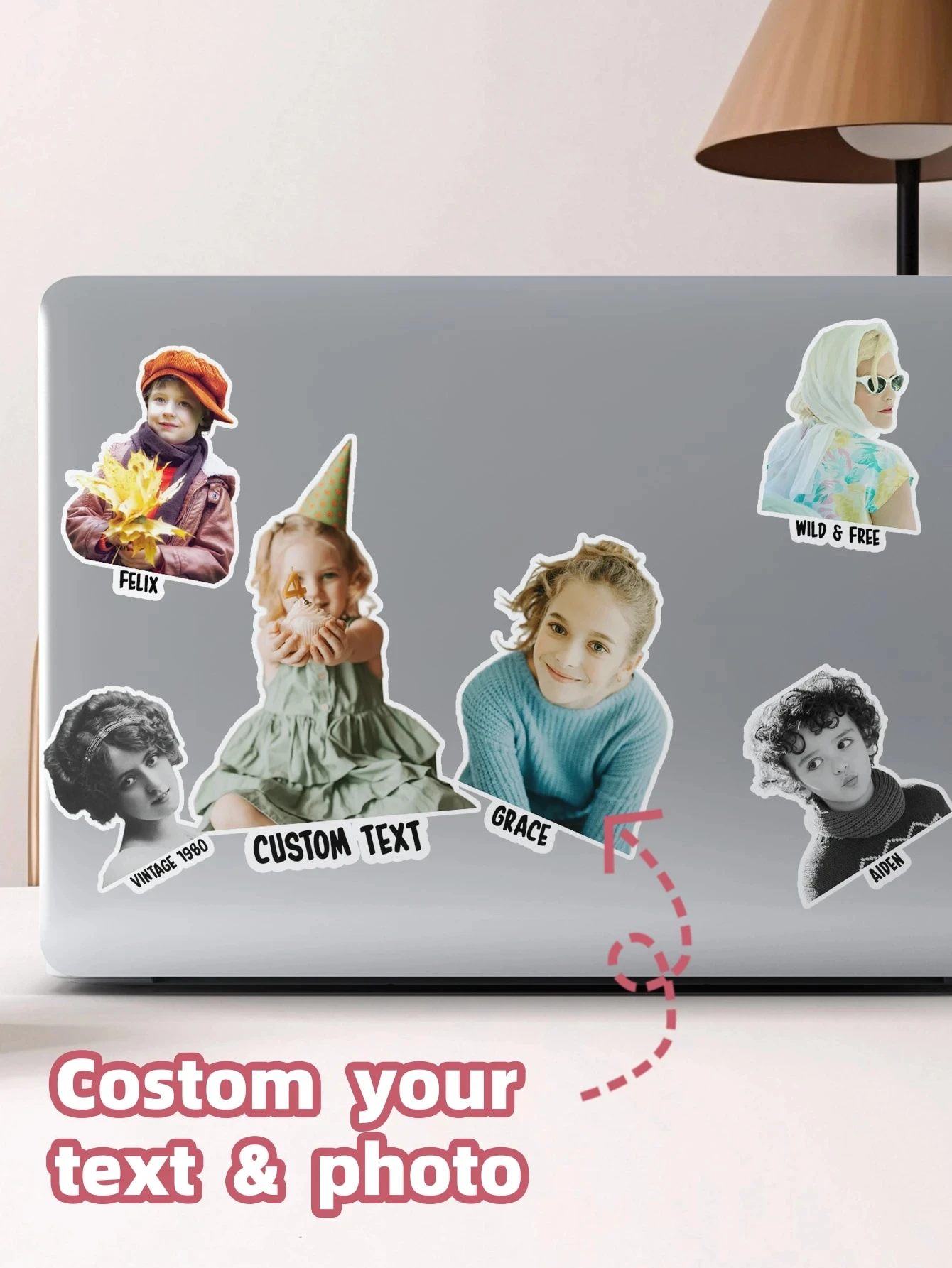 

3-7CM Personalized Portrait Photo Stickers,1-100PCs Custom Picture Stickers, Customized Stickers, Custom Pet Stickers