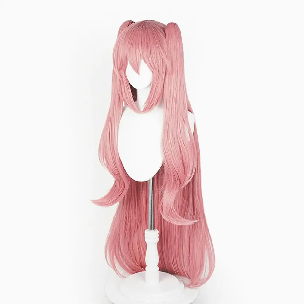 Seraph Of The End Owari no Seraph Krul Tepes Cosplay Wig Pink Anime Witch Vampire Halloween Party Two Ponytail Wigs