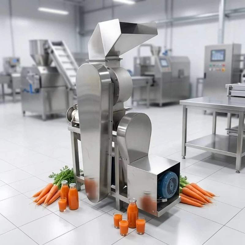 Industrial Fruit Crusher and Juicer Machine Stainless Steel  Mango Pineapple Juice Extractor