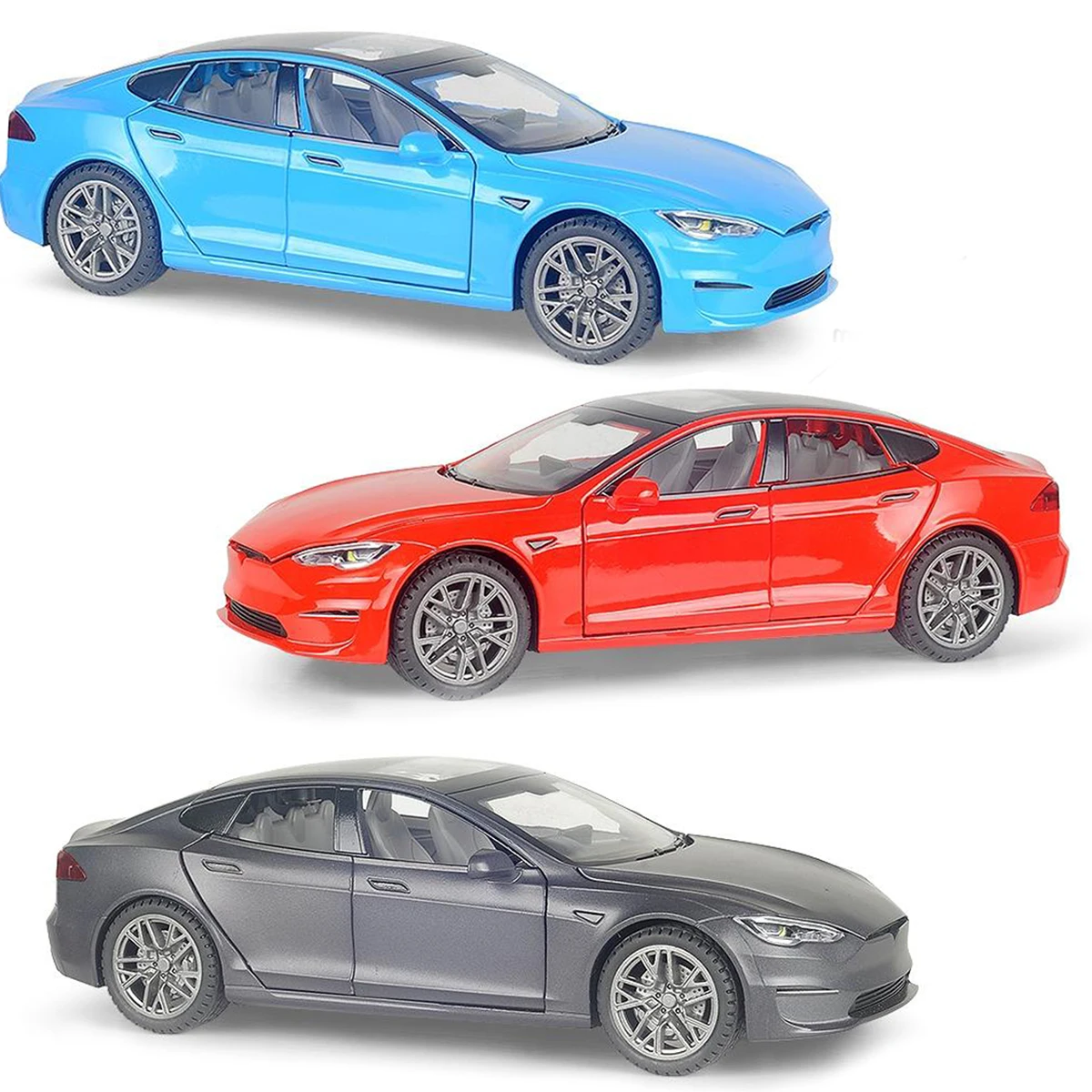 1:22 Mini Legering Model Auto Hoge Simulatie Speelgoed Autodeuren Geopend Collectible ornamenten Set Kid's Gift met Licht & Geluid Pull Back