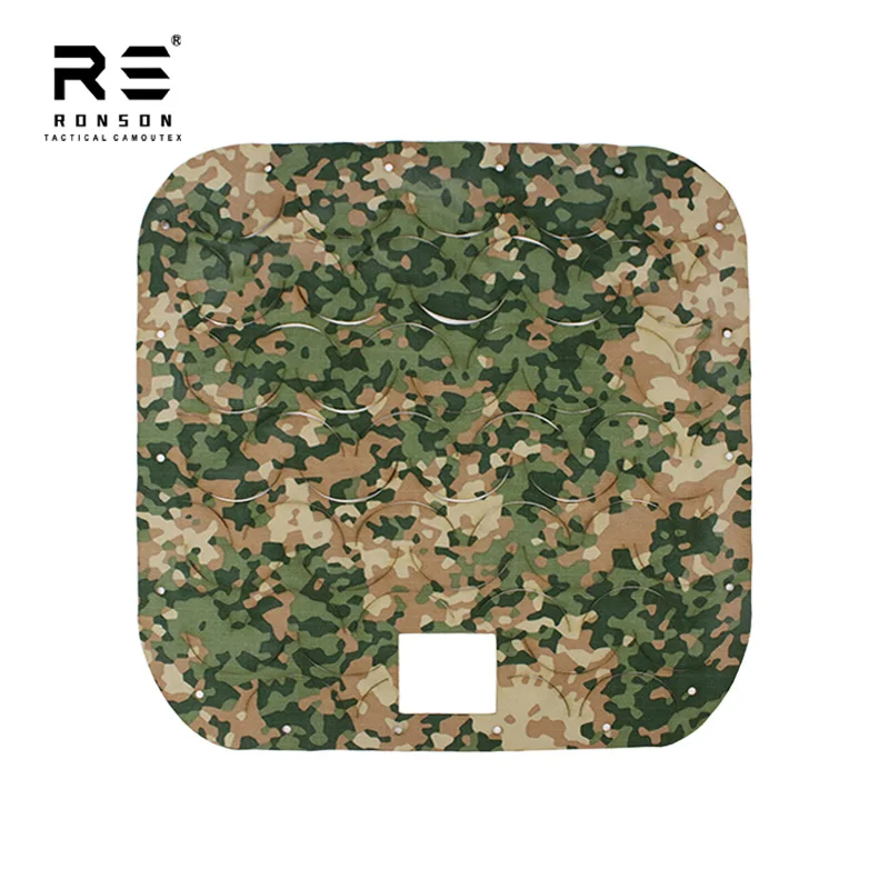 M19 NFP-Multi Netherlands Camouflage 3D Laser Cut Tactical FAST Helmet Scrim Cover for Airsoft Paintball Personal Defense