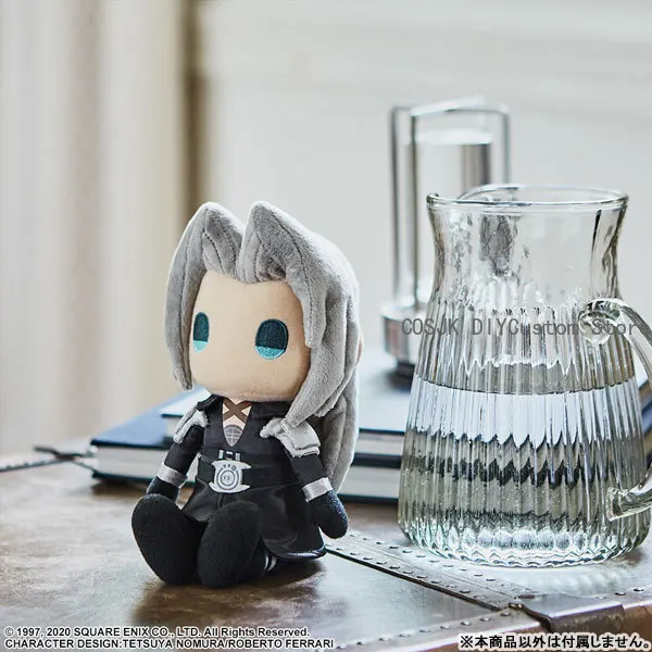 لعبة XIVFINAL FANTASY XIV Cloud Strife Zack · Fair Sephiroth Cosplay الكرتون Maumet وسادة وسادة دمية Ambitus التميمة هدية #6