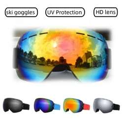 New Ski Goggles Men Women Big Ski Mask Glasses UV400 Protection Skiing Winter Snow Snowboard Goggles Ski Sport Safety Glasses