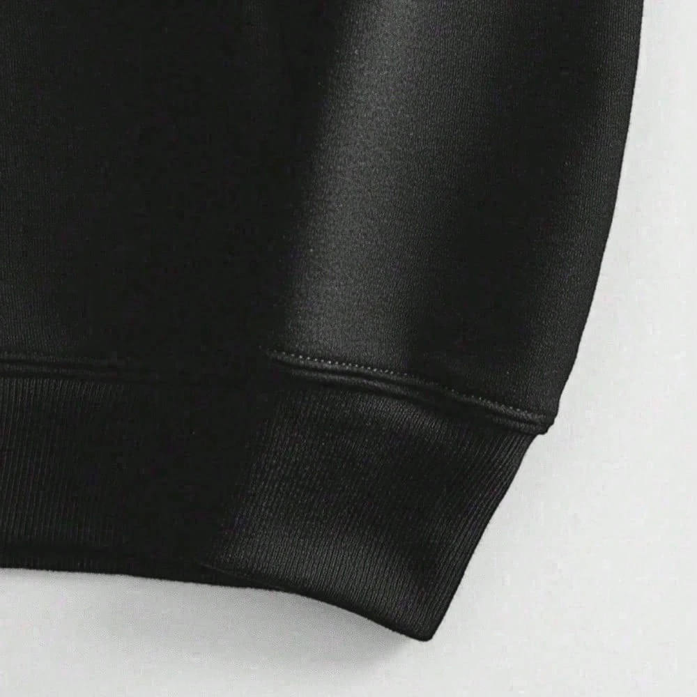 هالوين ملابس الرجال هوديي أسود مع الخيال العلمي الرعب نمط مطبوعة البلوز الخريف موضة جديدة الشارع الهيب هوب رياضية