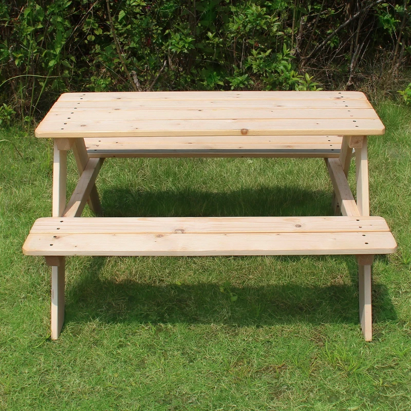 โต๊ะปิกนิกไม้สำหรับเด็กกลางแจ้ - Kids Outdoor Bench บทวิจารณ์และราคา
