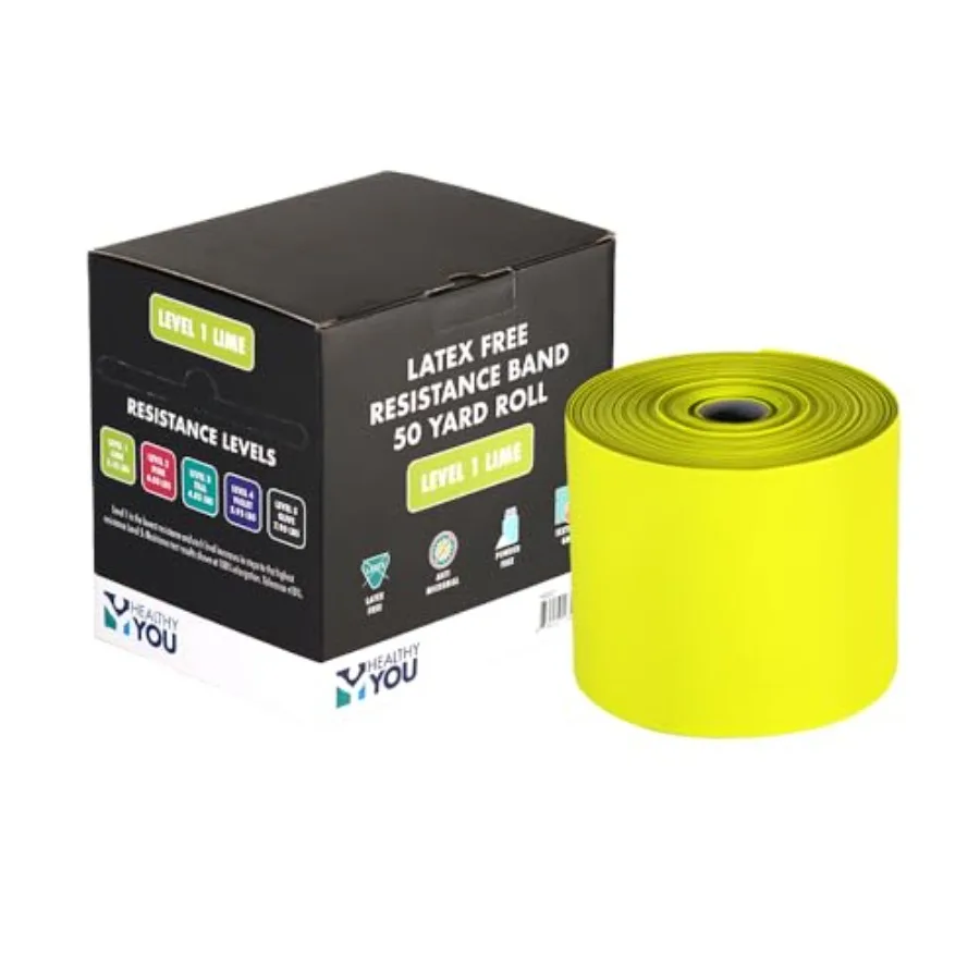 

Latex Free Resistance Band 50 Yard Rolls