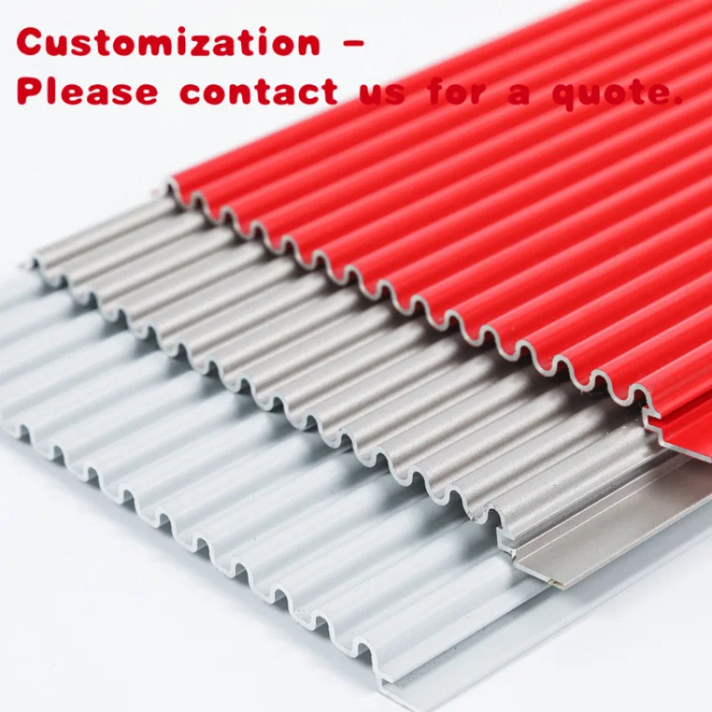 custom.Factory Aluminum Alloy Powder Coated Anti-Corrosion Durable Wave Wall Panels Apartment Roofing Exterior Int