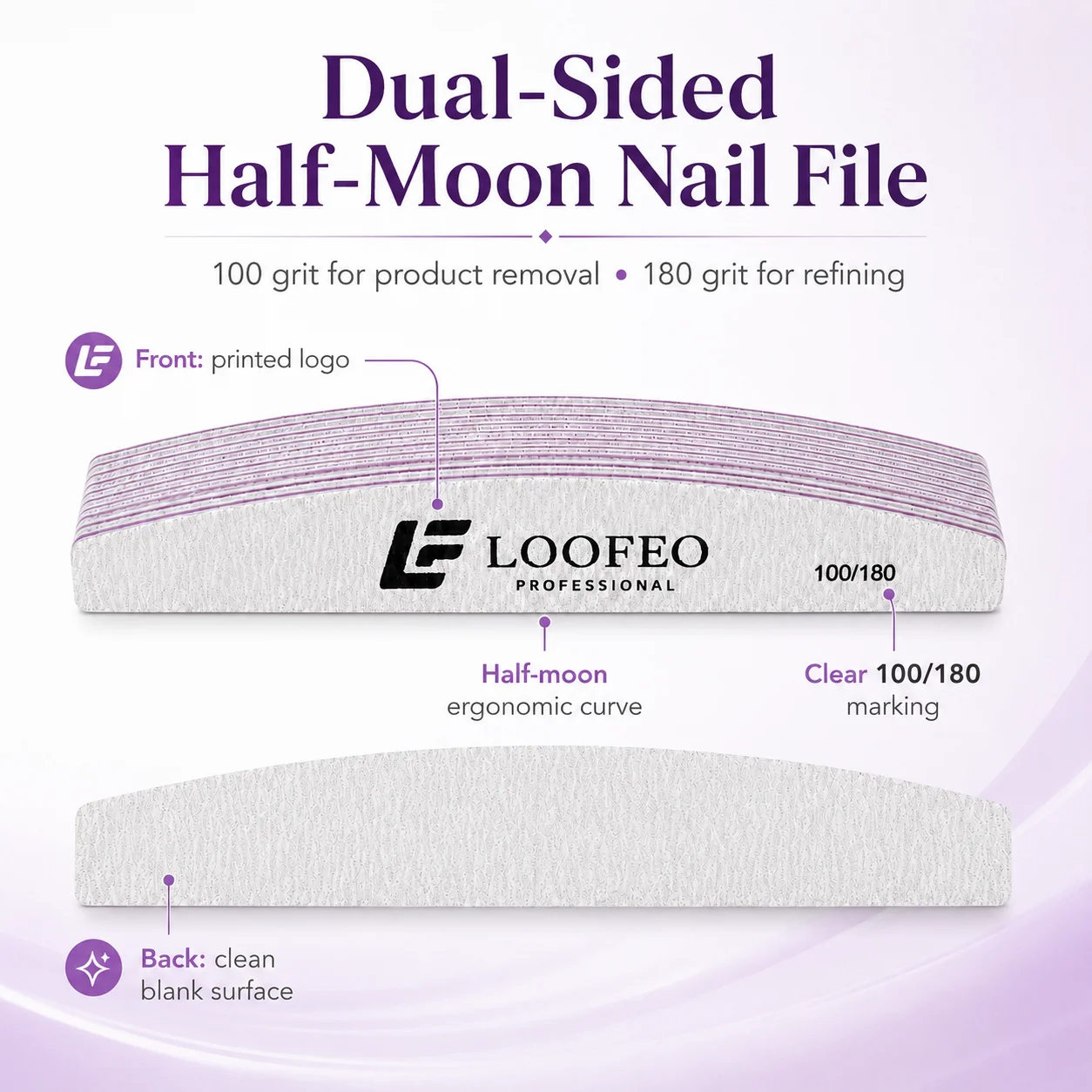 5 Teile/los Nagel Datei Doppel Seite 80/100/150/180/240 Grit Professionelle Emery Schleifpapier Häutchen Entferner Puffer Dateien Maniküre Werkzeuge – Detail 6